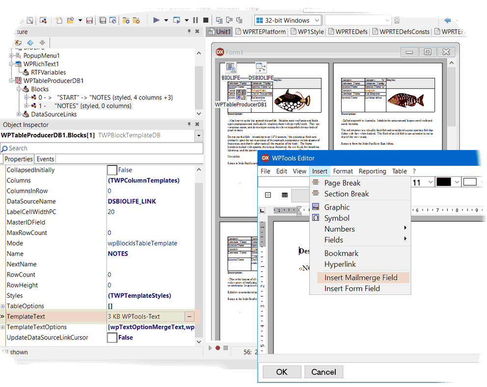 TemplateText_with_table_producer
